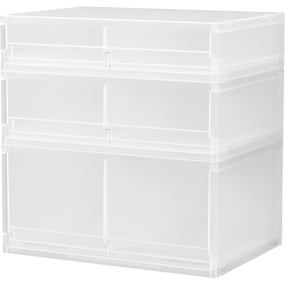 书桌，办公桌磨砂透明桌面收纳盒