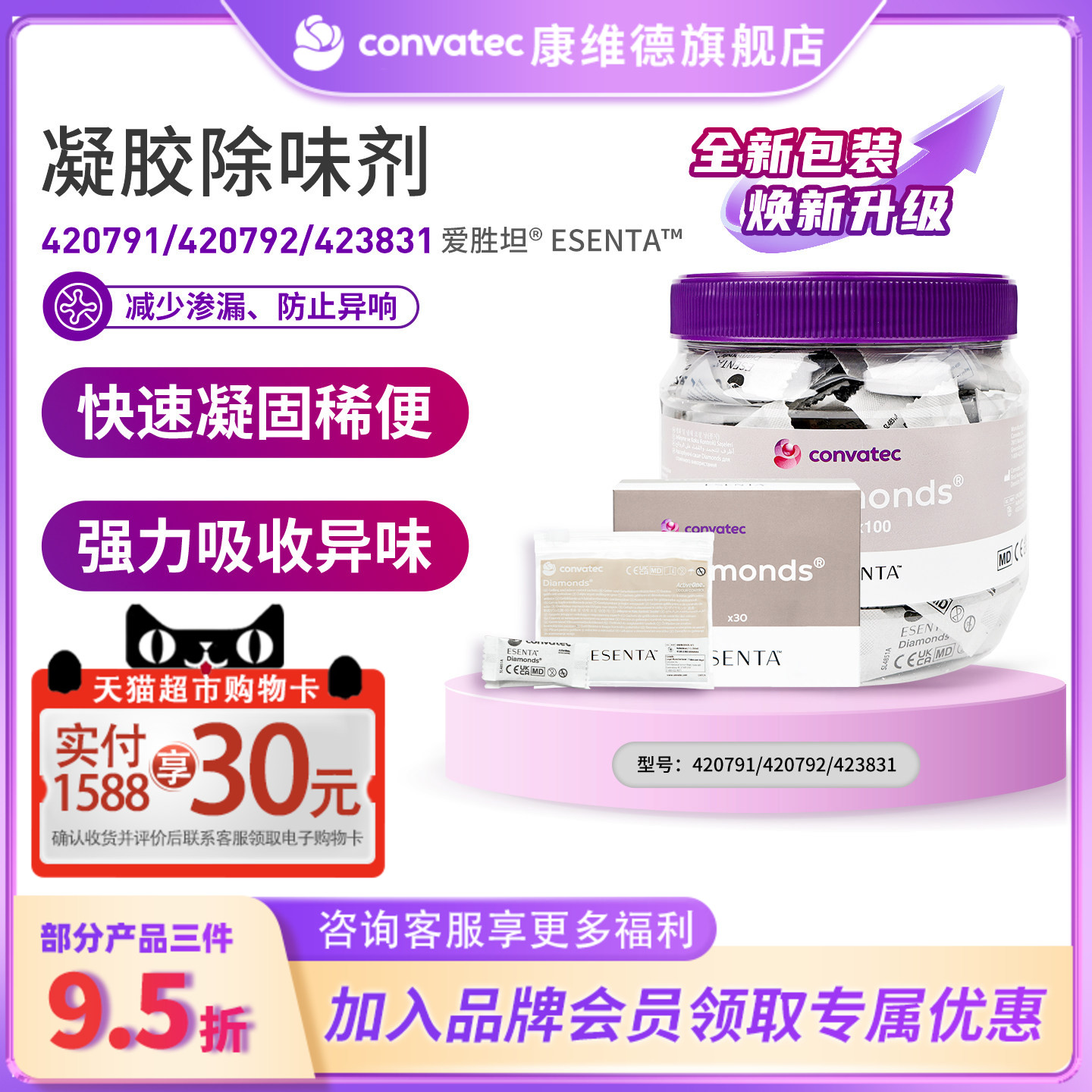 康维德凝胶除味剂CONVATEC图片
