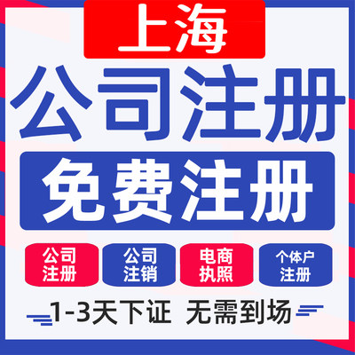 上海深圳广州公司注册营业执照代办理海南佛山电商个体抖店减资销