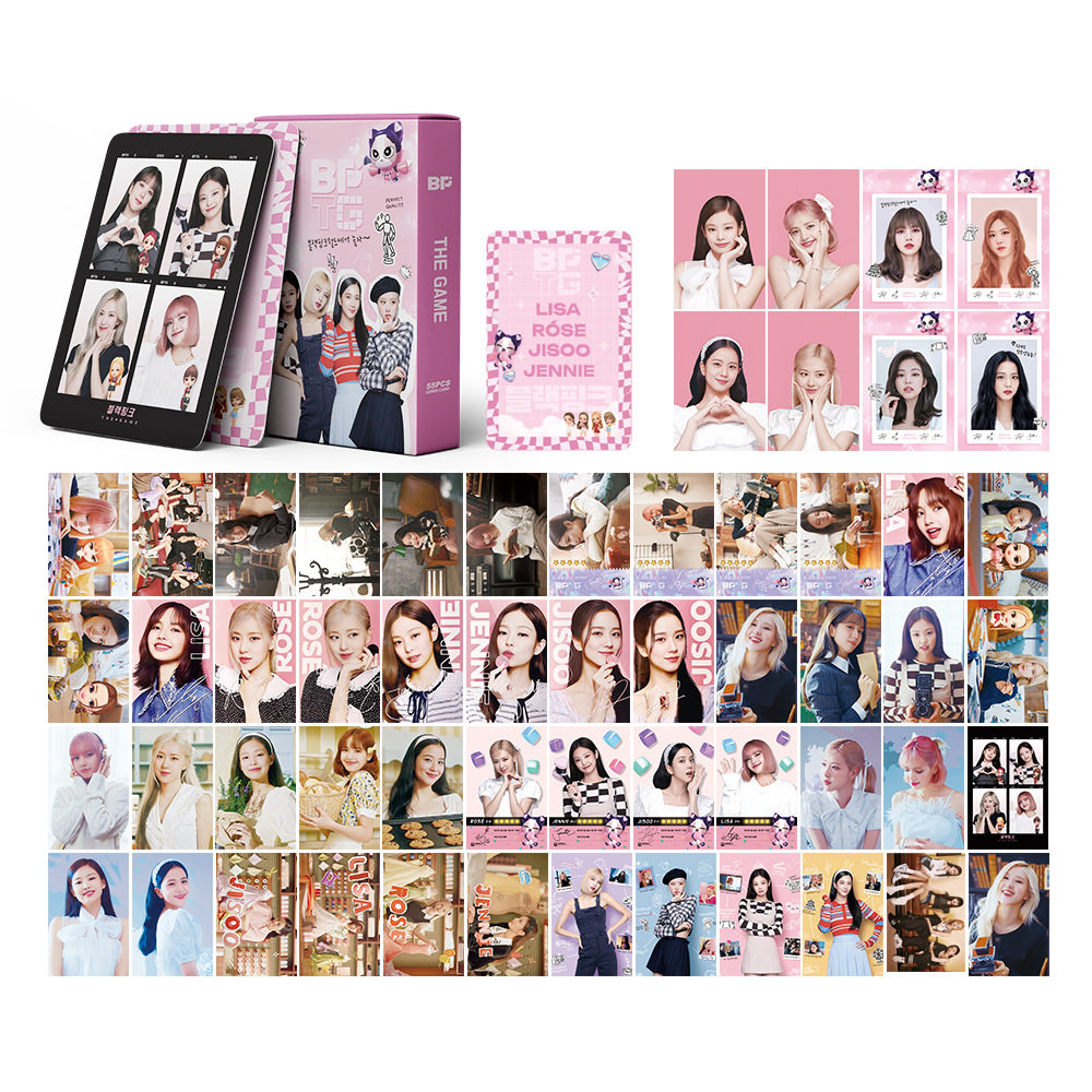 粉墨blackpin小卡非官方LisaJennieRoseJisoo明星周边正版lomo卡属于什么档次？