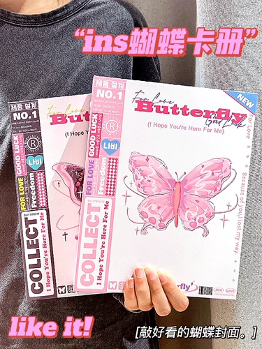 Polaroid, карточная книга с бабочкой, система хранения, фотоальбом, 3 дюймов, отрывной лист