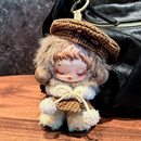 适用于泡泡玛特SKULLPANDA搪胶娃衣圣诞节衣服光织园SP娃衣送礼物