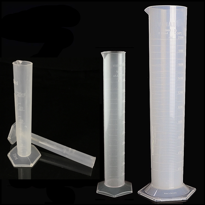 塑料量筒带刻度10ml/25ml//50/100/250/500/1000ml量筒量杯