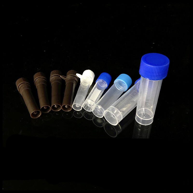 冻存管冷冻管1.5ml/1.8ml 5ml 10ml样品管墨水分装瓶硅胶垫圈