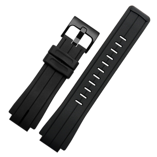 代用卡西欧EDIFICE 20周年本田款5618 ECB-10HR-1APR改装硅胶表带