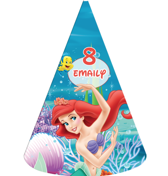 美人鱼爱丽儿头饰玩具喇叭派对