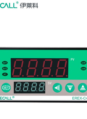 伊莱科智能温控仪数显温度控制器温控开关一路报警常开EREX-C410