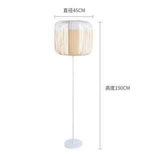 日式竹艺落地灯新中式竹编禅意民宿会所客厅卧室书房茶室落地台灯