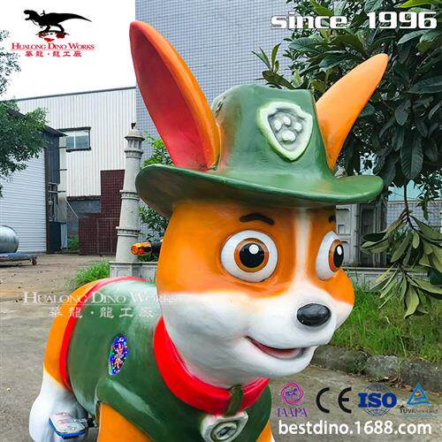 源头厂家定制旺旺队小恐龙跑跑小车彩车儿童骑乘玩具车游乐园