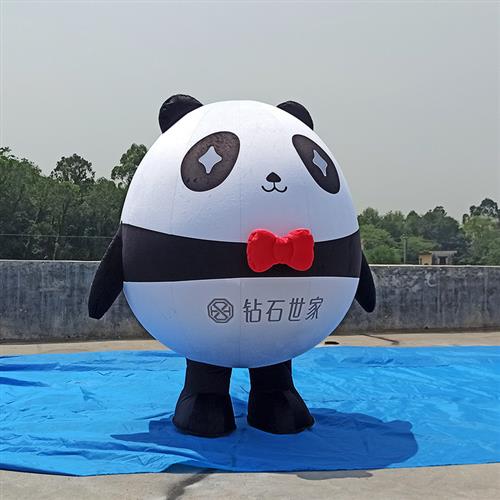 厂家定制行走毛绒充气卡通气模节日活动促销广告宣传主题logo定做