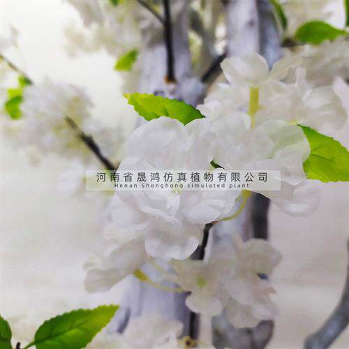 仿真樱花树假树玻璃钢婚庆装饰假桃花树大型植物人造许愿树梅花树