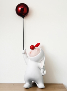 北欧创意兔子摆件客厅桌面逸兴