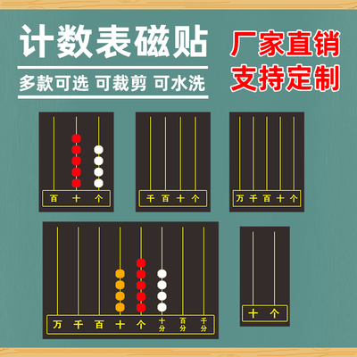 利锦小学数学教学二档三档计数表