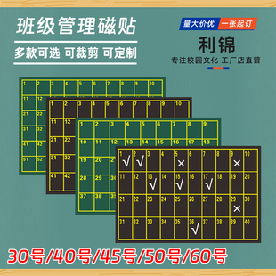 班级管理磁性座位表学生学号班级日常管理评分表小组积分评比表活动座次表教室计划表名字磁力贴可印名字