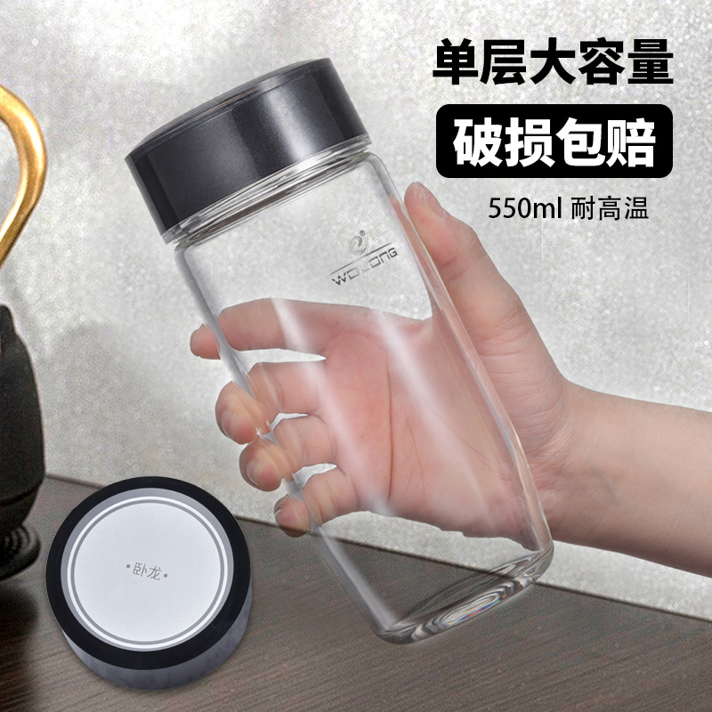 单层加厚耐热带盖卧龙高硼硅玻璃