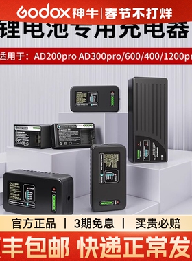 【原装正品】神牛充电器 AD200pro AD300pro/600/400/1200pro闪光灯充电器C29充电器锂电池充电器 WB29座充