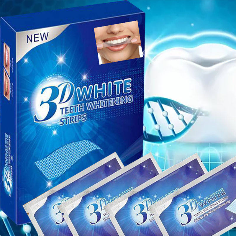 【买二送一】3D抖音网红牙贴炫白牙齿去黄牙污渍牙膜爆款
