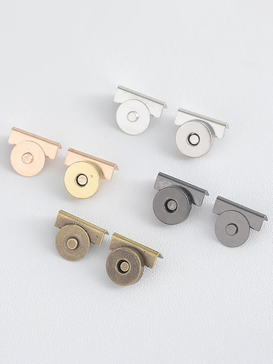 솔기가없는 강력한 자기 버클 가방 버클 액세서리 자석 버클 강력한 자기 버클 가죽 가방 흡입 버클 버튼 숨겨진 버클 버튼 스냅 버튼