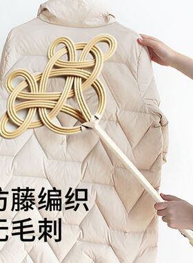 拍被子神器仿藤编家用晒被子棉被拍打器晒被羽绒服蓬松拍子除尘掸