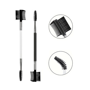 1PCS 3 Head Eyebrow Eyelash Shaper Double Head Brush