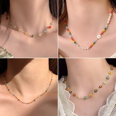 Dopamine彩色项链项链