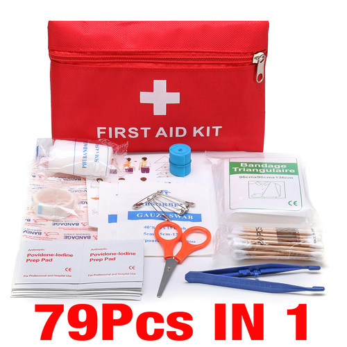 pcs Mini Safe Camping Hiking Car First Aid Bag Kit Medical