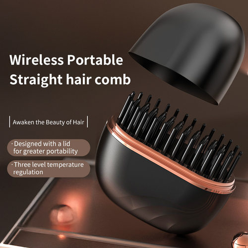 Straight hair curling iron, wireless curling and straighteni