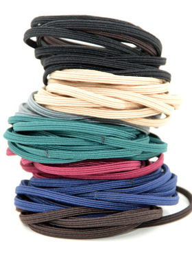 Rubber band popular basic flat hair rope DIY hair accessory