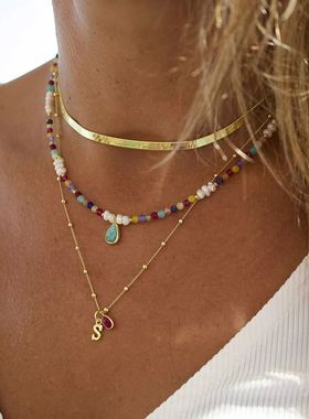 on Necklaces Water Droplet Crystal Pendant Jewelry Gift  New