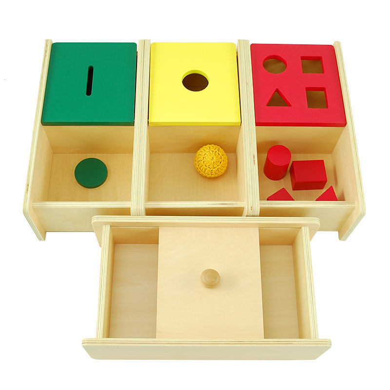 wood products kids sensory toys infants boxes birthday gift