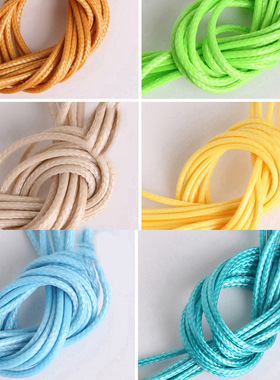 2mm Korean wax thread necklace string wax leather string