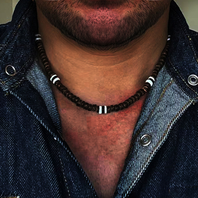 r Simple Geometric Ethnic Surfer Necklace Men Tribal Jewelry