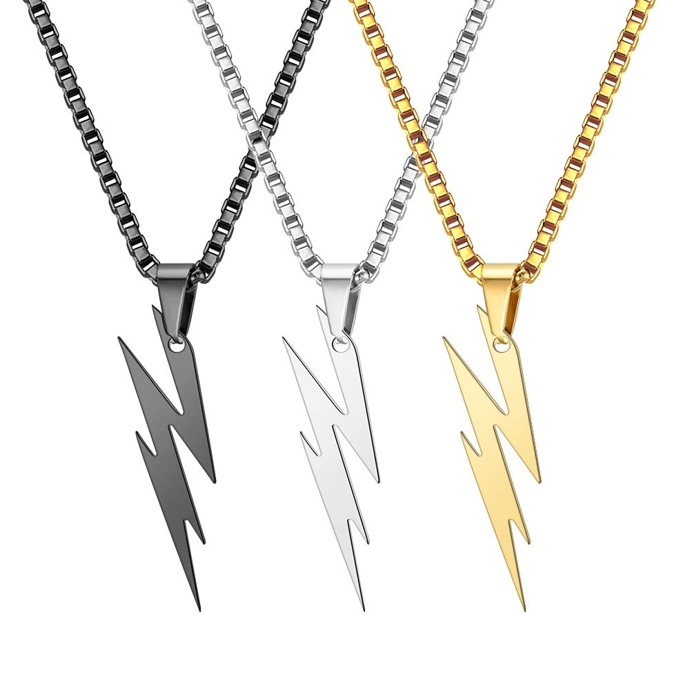 en Hip Hop Neck Chain Stainless Steel Couple Necklace Collar 饰品/流行首饰/时尚饰品新 项链 原图主图