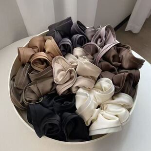 headband Satin large intestine meatball ponytail