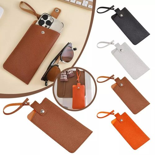 PU Leather Handmade Glasses Bag Sunglasses Glasses Storage B
