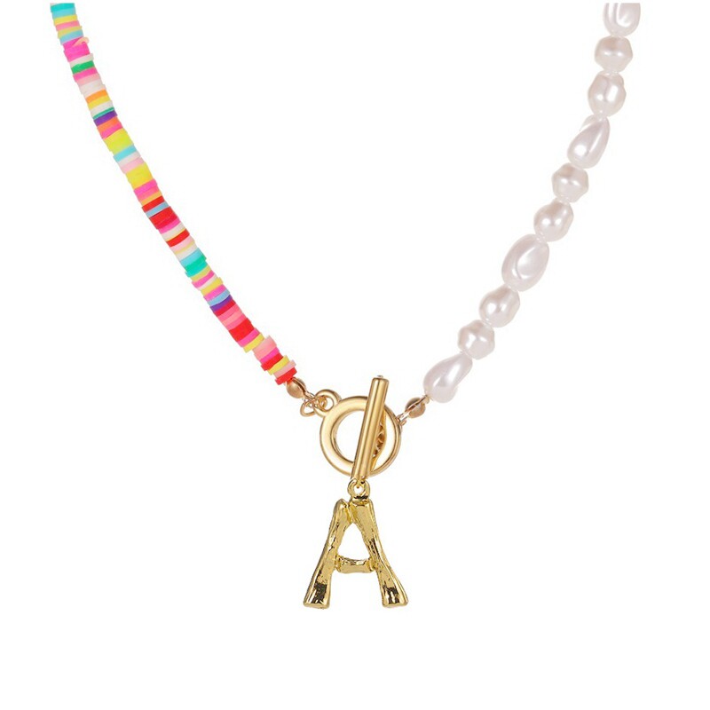oker colorful surfer bead collar handmade femme jewelry gift