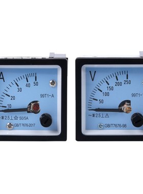 99T1 电流 电压表 99T1K指针式电压测量仪器仪表
