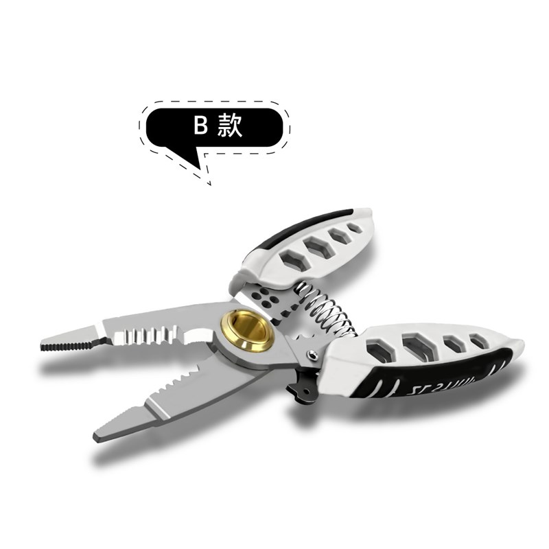 多功能组合剥线钳不锈钢剪v线剥线绕线压线分线削线工具多种钳工