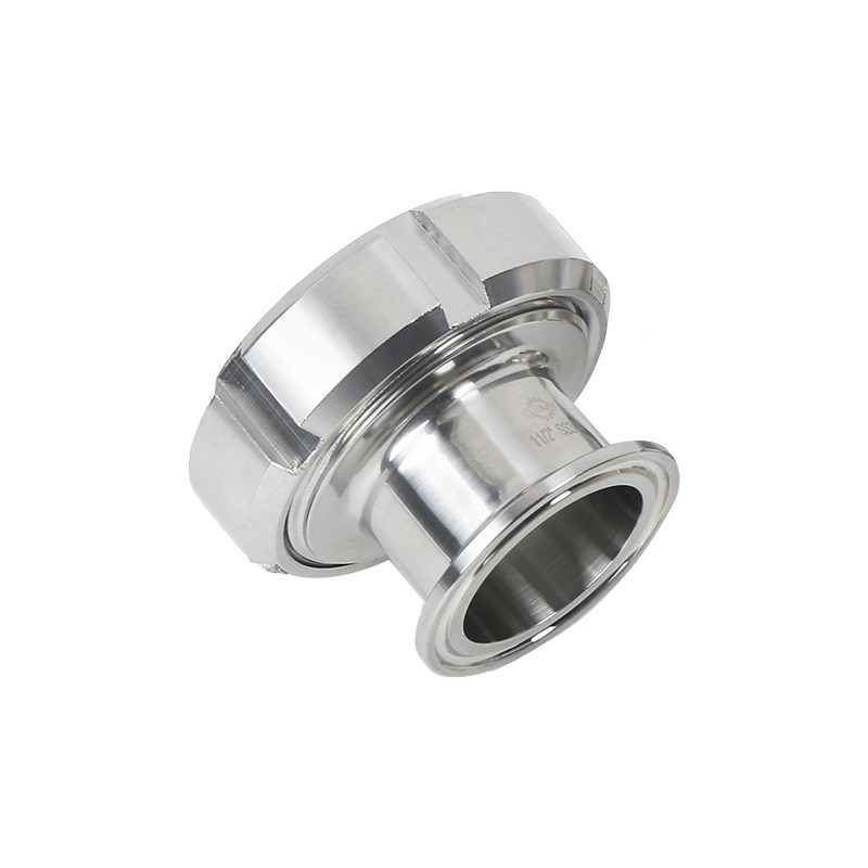 卫生级快装304/316L不v锈钢活接视镜圆螺纹焊接玻璃观察孔耐高温