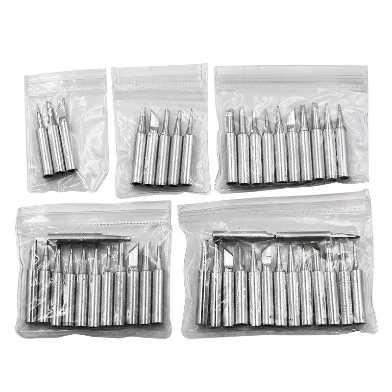 无铅烙铁头 焊接刀头一字头弯尖头电焊头M 936焊台烙铁头套装