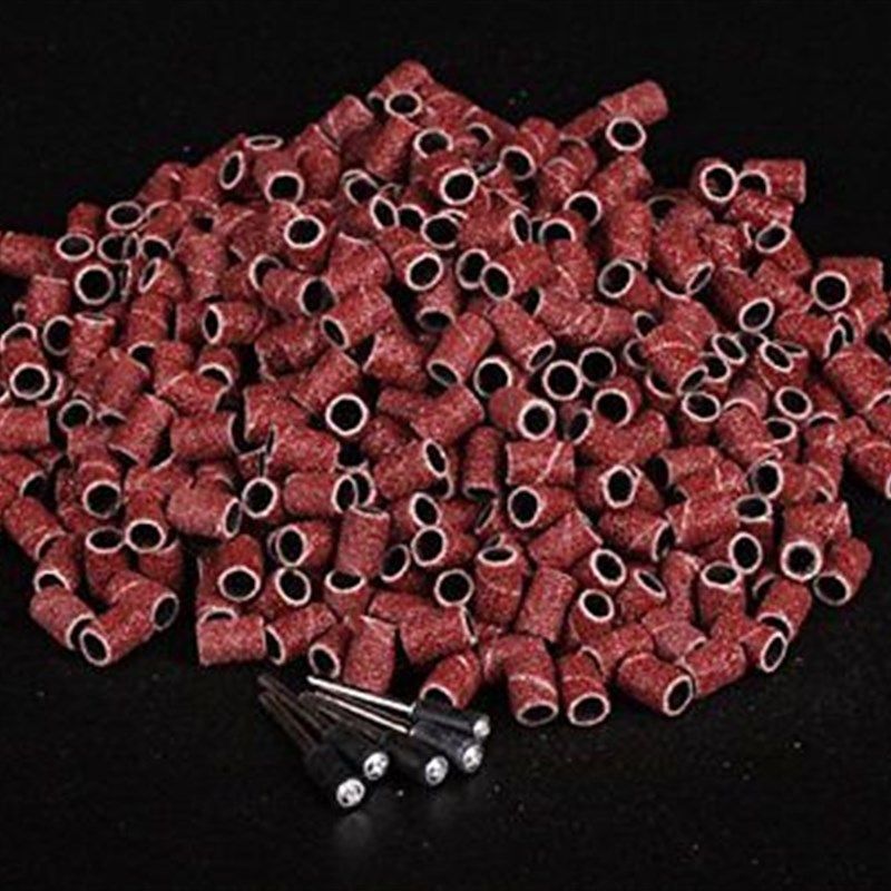 480PC电磨 1/4 砂带鼓砂圈混合粗细套装小孔旋转工具盒,标准件/零部件/工业耗材,磨头,淘宝优惠券,粉丝福利购,淘宝优惠卷