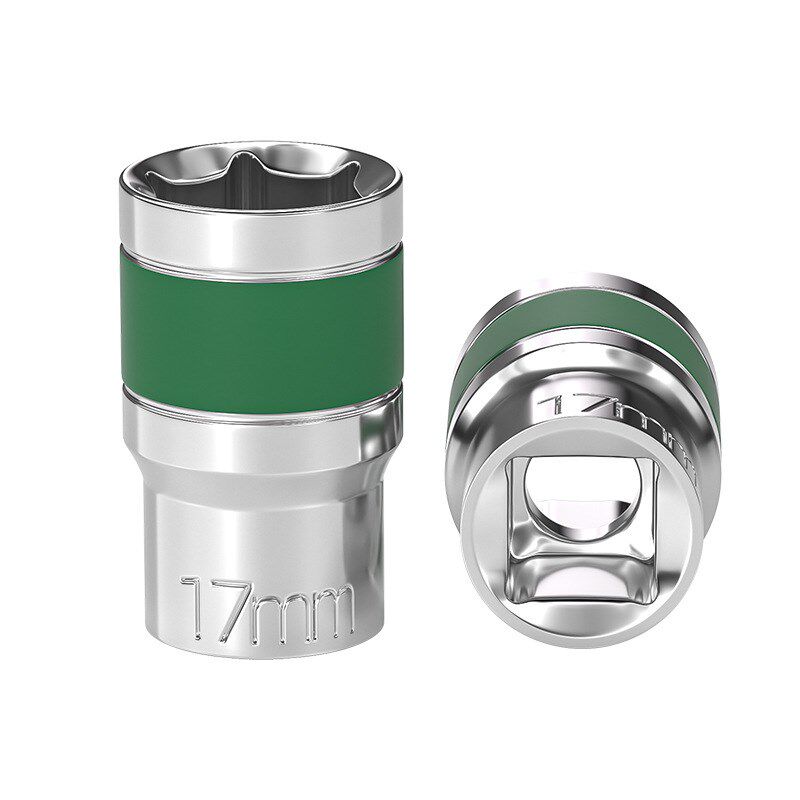 绿带内1/2六角套筒1p2.5mm6角套筒头套管大飞工具套筒扳手配件套