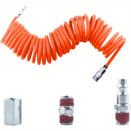1pc 1/4 Inch id x 30 ft Polyurethane Recoil Air Hose空气软管