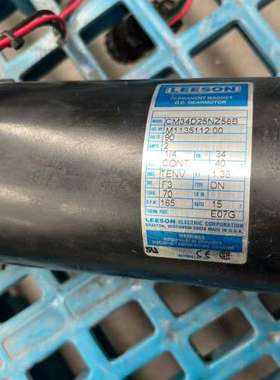 适用LEESON电机CM34D25NZ58B成色8成议价