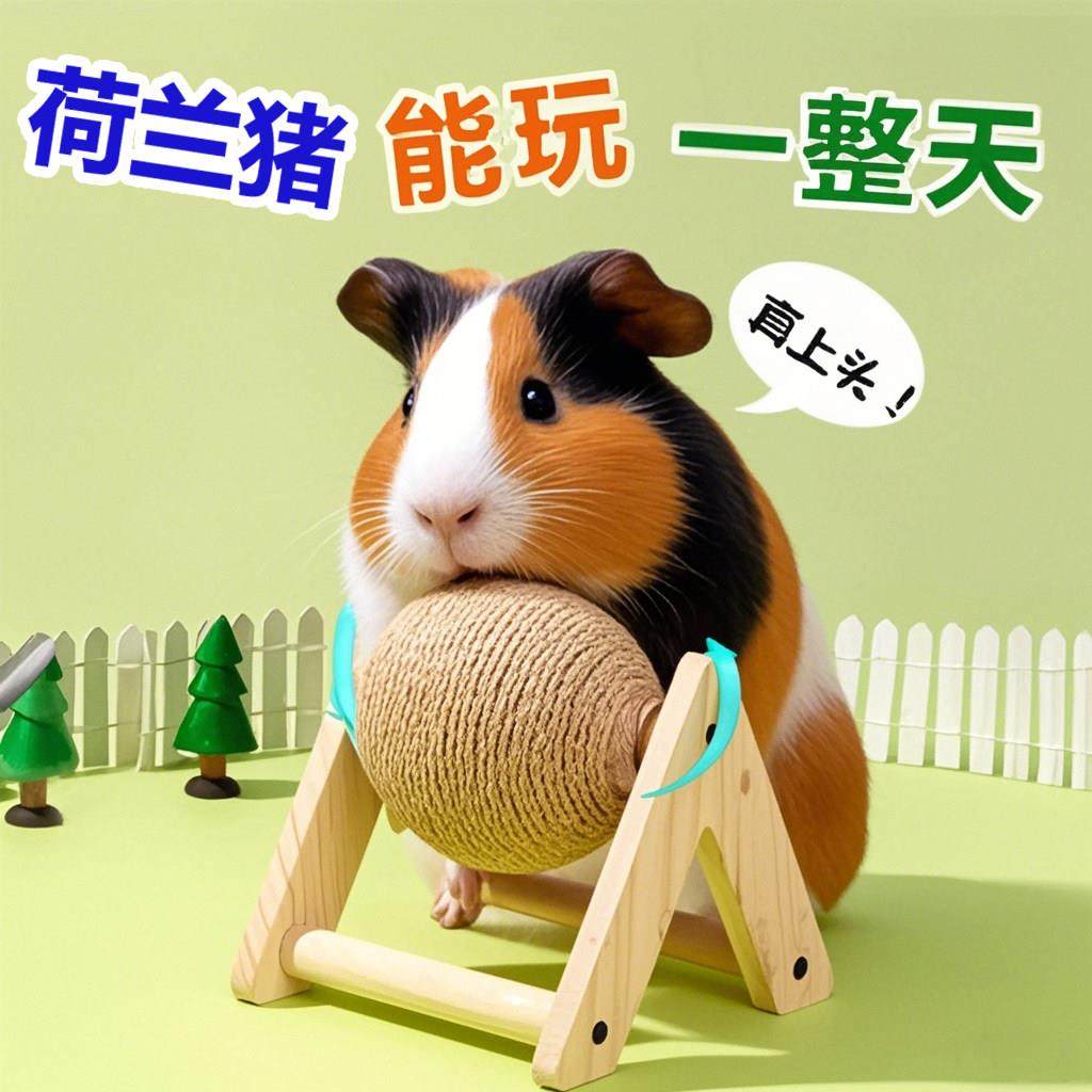 荷兰咬猪解闷玩具专用磨指甲宠物磨牙抓球耐啃豚鼠做游戏用品,宠物/宠物食品及用品,猫抓板,淘宝优惠券,粉丝福利购,淘宝优惠卷