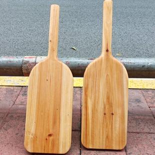 实木船桨划桨1 1.2米专业训练龙木舟桨手摇船桨头道具划船桨 1.1