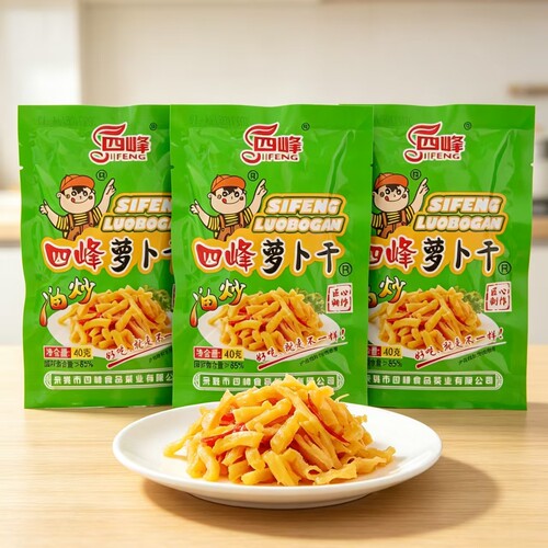 四峰油炒萝卜干开胃下饭菜