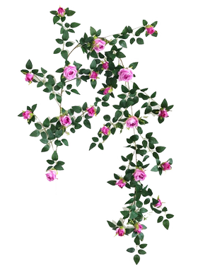 高仿真高质量玫瑰花藤条