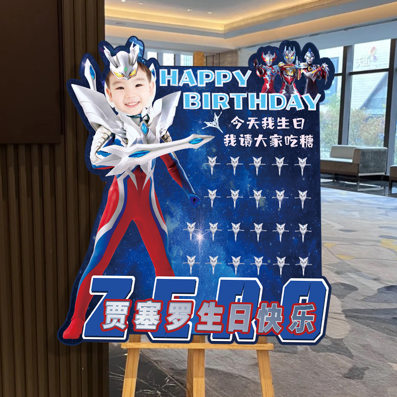 网红请你吃糖kt板周岁宴生日布置棒棒糖迎宾牌kt板兔宝宝背景装饰