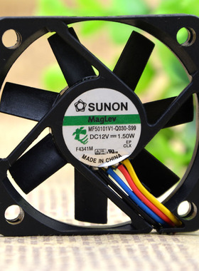 全新建准 MF50101V1-Q030-S99 5010 12V 1.50W 5厘米四线PWM风扇